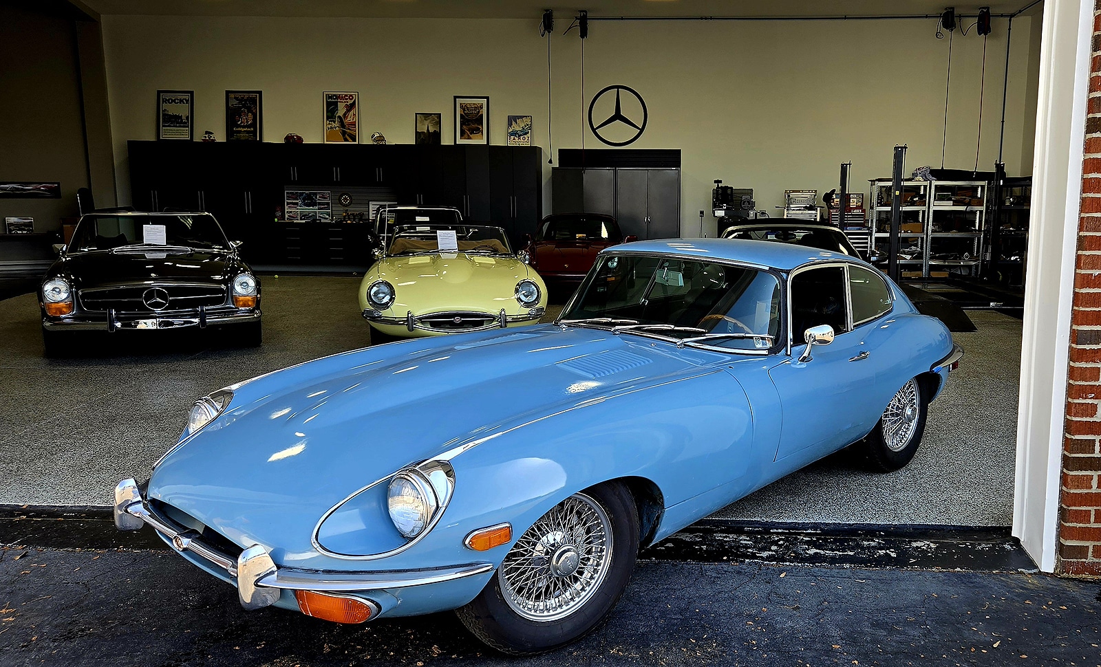 NEW ARRIVAL: 1970 Jaguar E-type Series 2 Fixed Head Coupe with 26,035 original miles.