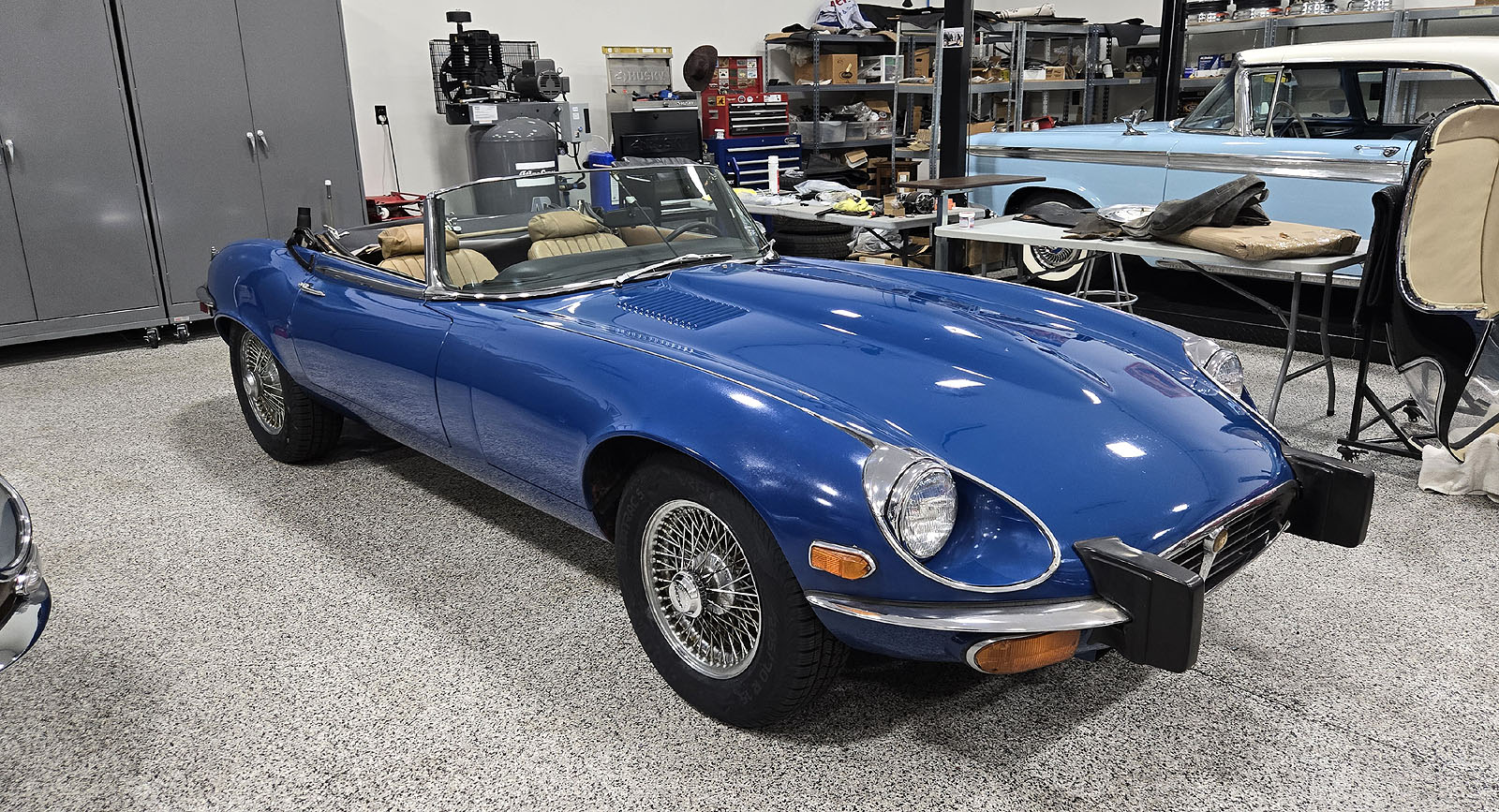 NEW ARRIVAL: 1974 Jaguar E-type Series III V12 Roadster with 14,567 original miles.