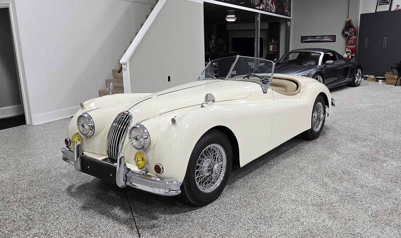 NEW ARRIVAL: 1956 Jaguar XK140MC Roadster